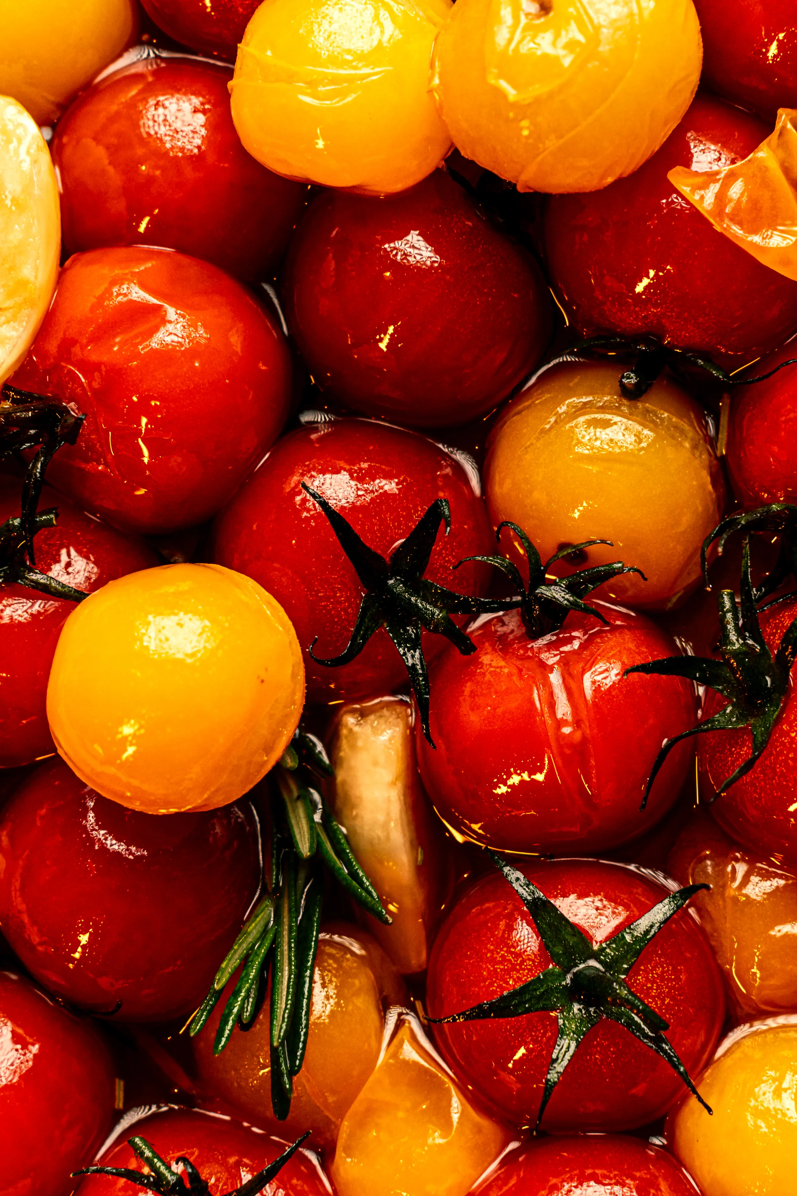 Foto aproximada de tomates.